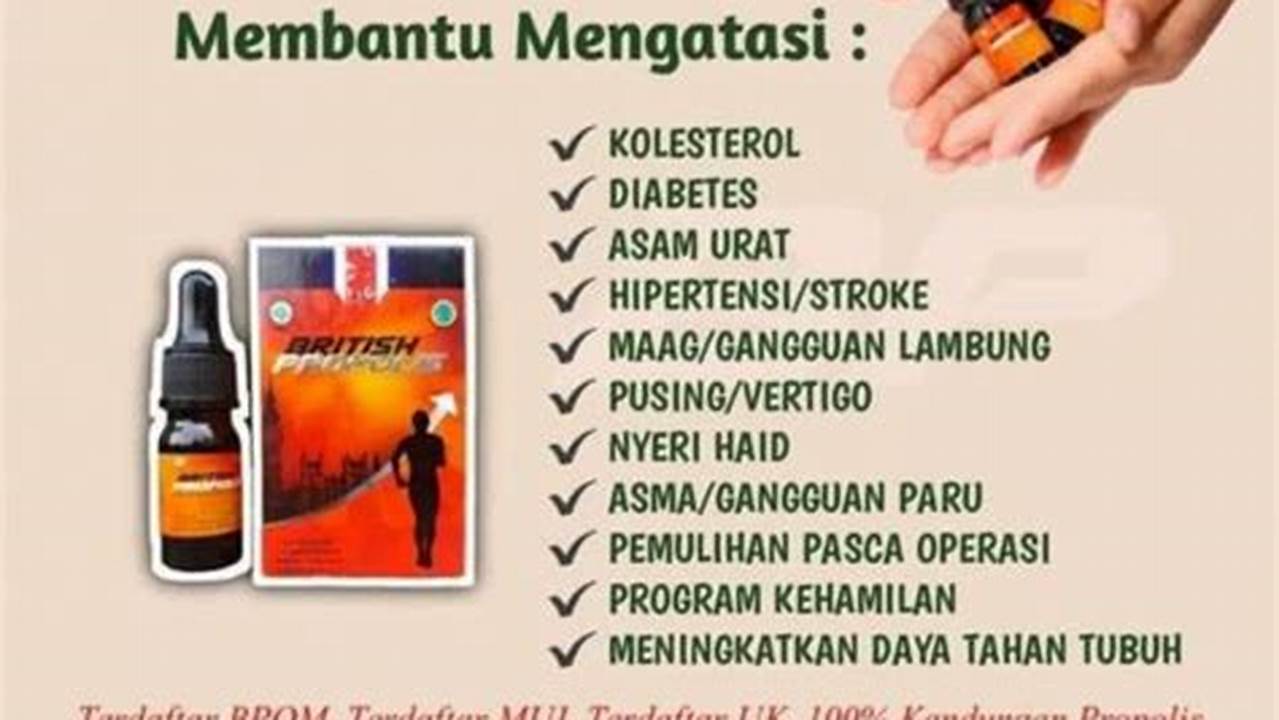 Temukan Manfaat British Propolis yang Jarang Diketahui, Khasiatnya Luar Biasa!